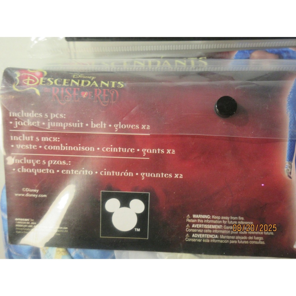 Disney Descendants Rise of Red Chloe Costume Child X-Large Size 14-16 NEW - Picture 4 of 4